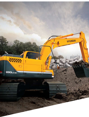 Hyundai R180NLC-9S габаритный